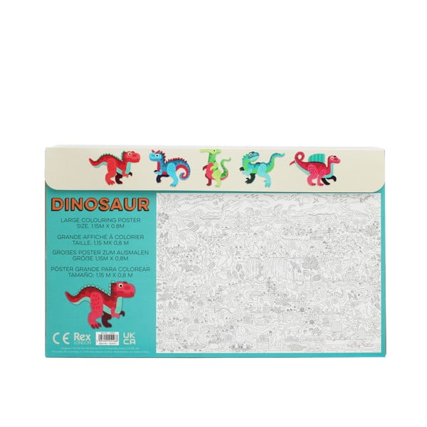 Värviraamat Baby Dinos - Rex London-image-3