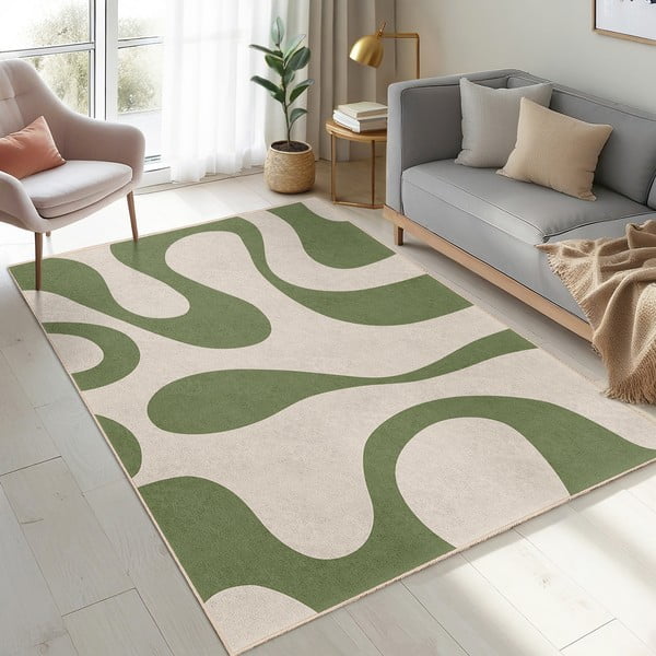Roheline pestav vaip 60x100 cm Matcha Latte - Mila Home-image-4