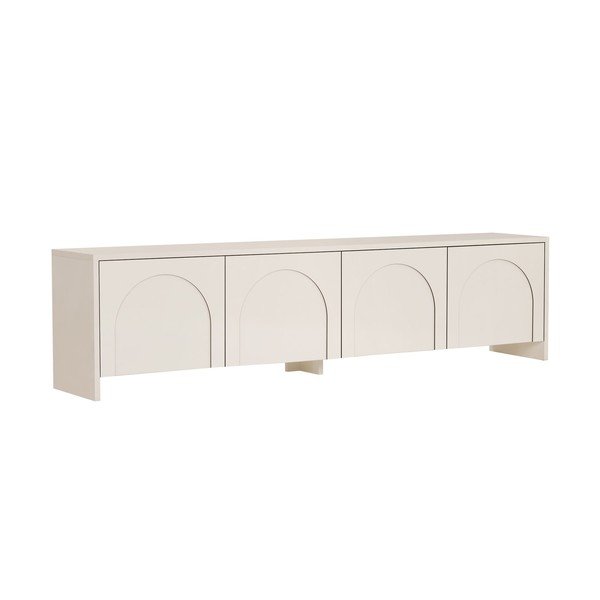 Kreemikas televiisorilaud 180x45x32 cm Aurelia - Kalune Design