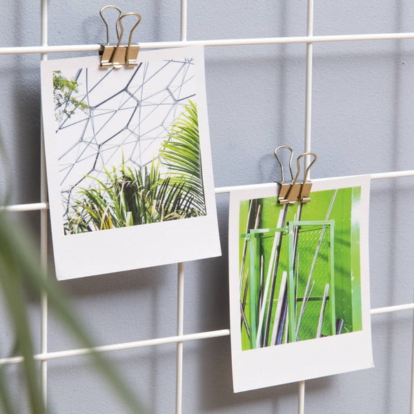 Valge metallist meeldetuletusplaat, 50 x 70 cm - Evila Originals-image-1