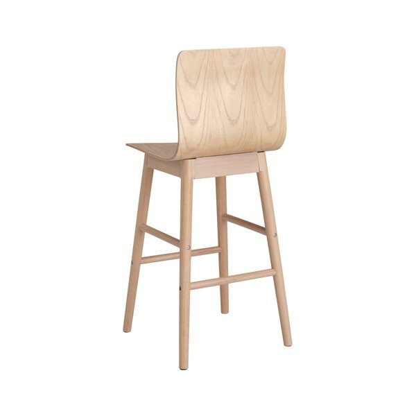 Looduslikust värvi kummipuust baaritool (istme kõrgus 68 cm) Svensen - Ellos Home-image-4