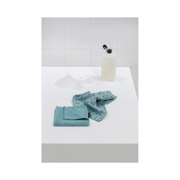 Sada 2 modrých utěrek z mikrovlákna Brabantia Clean-image-1