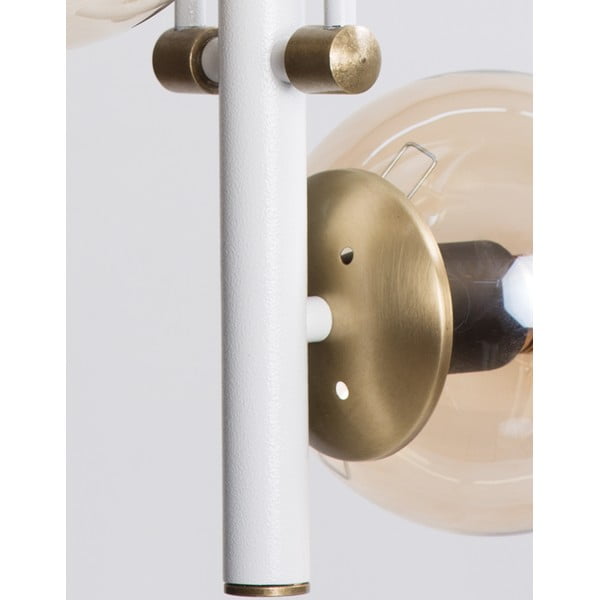 Klaasist varjuga rippvalgusti ø 15 cm Libra – Squid Lighting-image-2