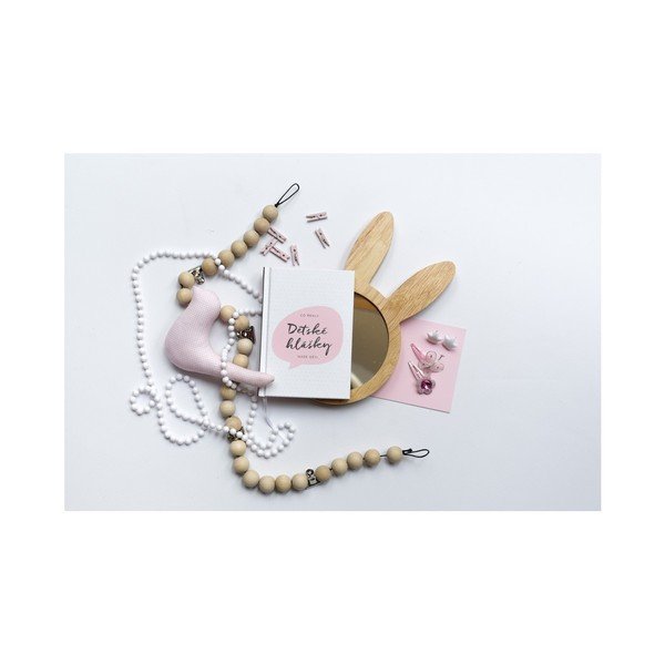 Růžový zápisník se záložkou na dětské hlášky Bloque.-image-3