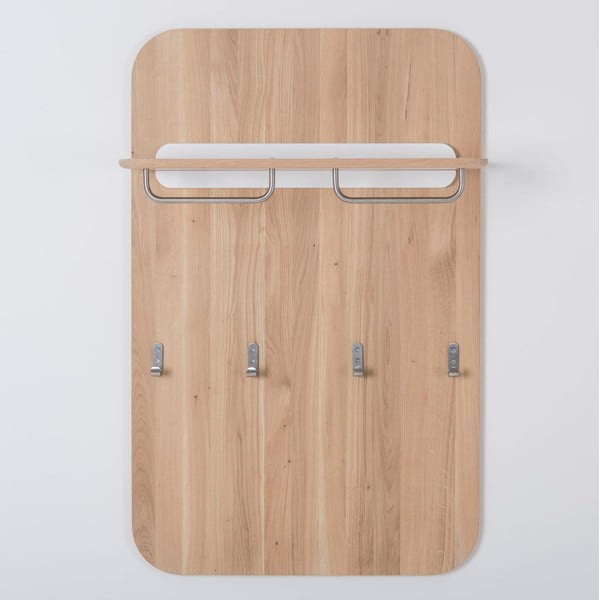 Tammepuidust seinamantlihoidja Ena - Gazzda-image-1