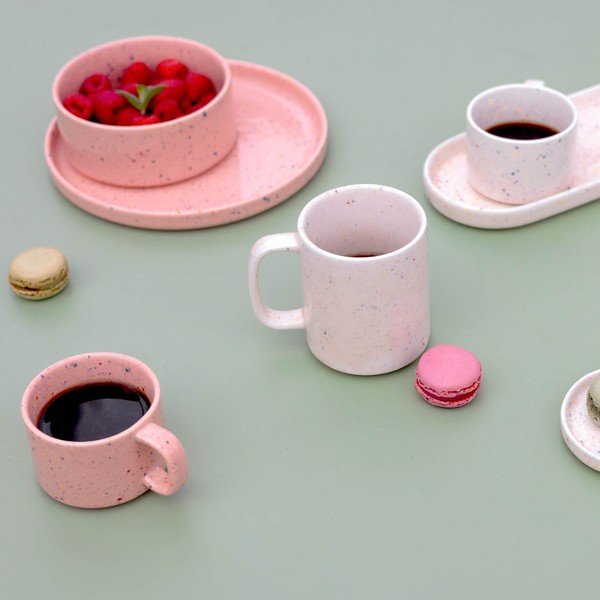 Beež portselantaldrik ø 25 cm Fika - ONA-image-2