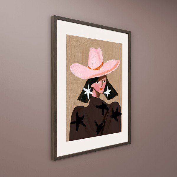 Trükitud pilt raamiga 50x70 cm Cowgirl - Styler-image-2