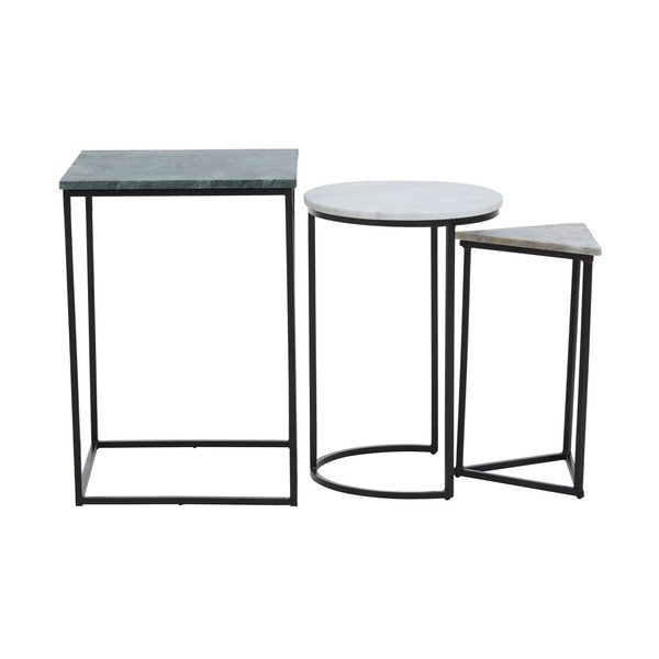 Abilauad komplektis 3 tk marmorist pealispinnaga 40x40 cm Mandoli - Premier Housewares