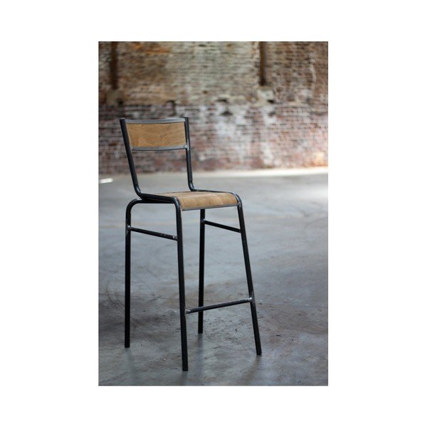 Sada 2 barových židlí s černýma nohama Red Cartel Pilot-image-2