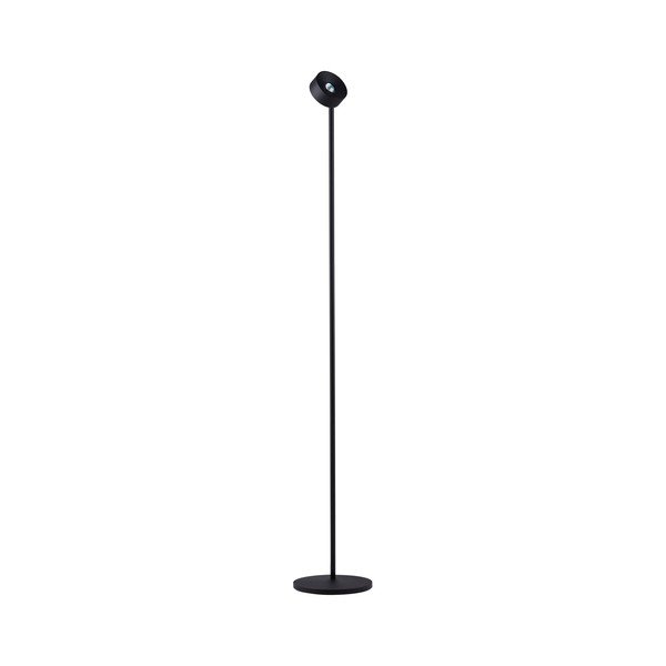 Matt must metallist LED-põrandalamp painduva/hämardatava konstruktsiooniga (kõrgus 121 cm) Irida - Nova Luce