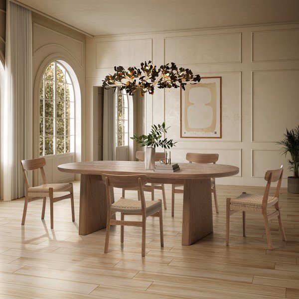 Kummipuust söögitoolid, 2 tk komplektis Biel - MOME-image-1