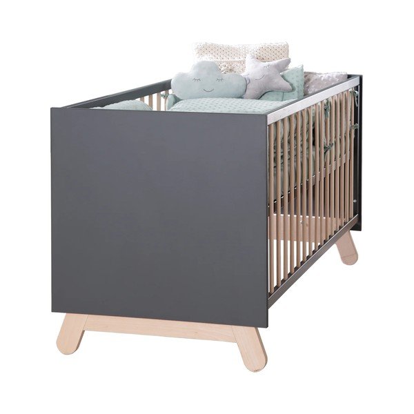 Hall-puiduvärvi võrevoodi 70x140 cm Jara - Roba-image-2