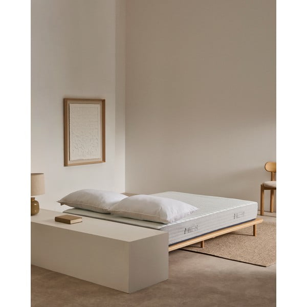 Kõva termoreguleeruv vedrumadrats 135x190 cm Juno - Kave Home-image-1