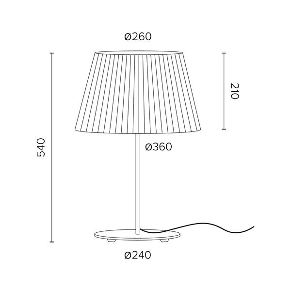 Beež laualamp , ⌀ 26 cm Kami - Sotto Luce-image-1
