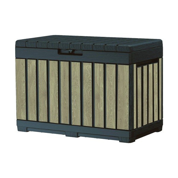 Must/hele naturaalsest plastist aia hoiukast Deco Kentwood Ashwood - Keter