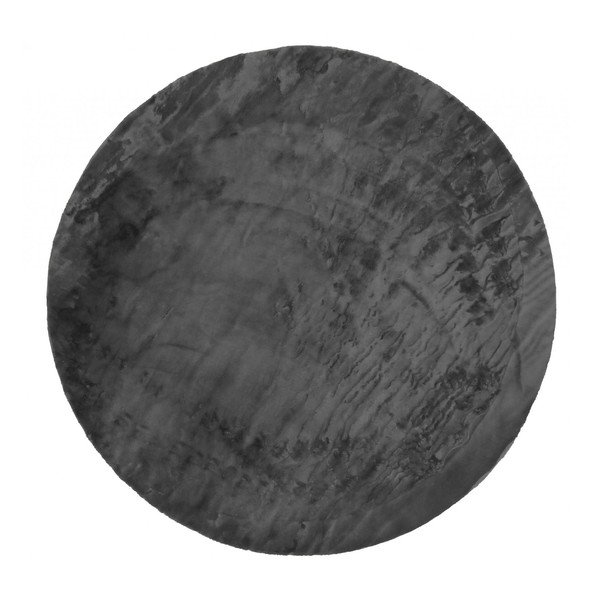 Antratsiitne pestav ümmargune vaip ø 80 cm Pelush Anthracite - Mila Home