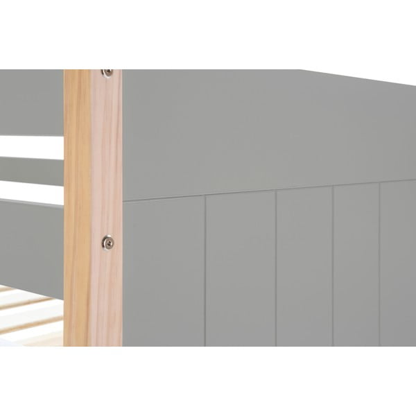 Hall laste narva jalaga kahekorruseline voodi , 90 x 190 cm Kiara - Marckeric-image-1