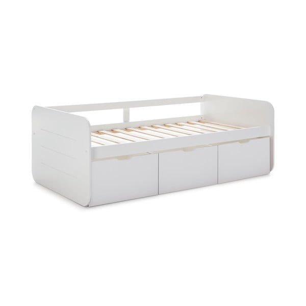 Valge lastevoodi koos panipaigaga 90x190 cm Abbott - Marckeric-image-3