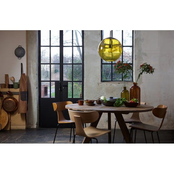 Söögilaud, mis on valmistatud jalakasepuidust, ⌀ 140 cm Tondo - BePureHome-image-1