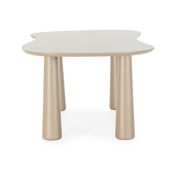 Beež kohvilaud männipuidust pealispinnaga 110x220 cm Nahia - MOME-image-2