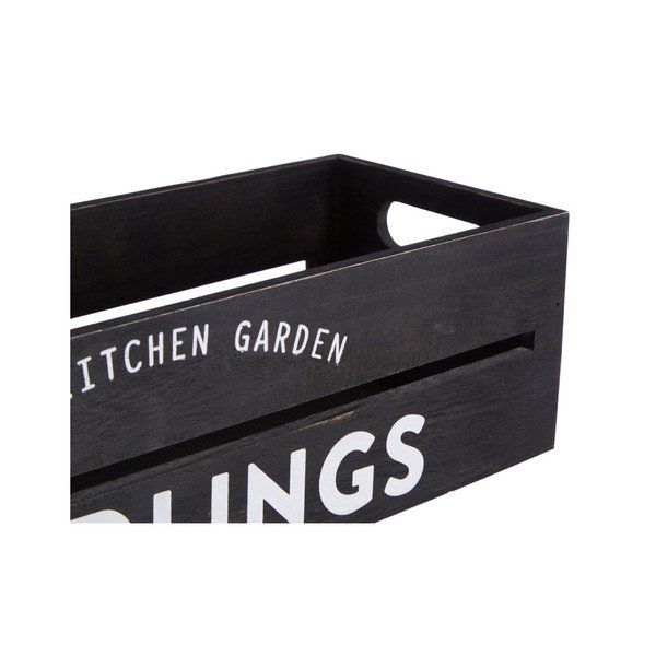 Must puidust kast - Premier Housewares-image-1