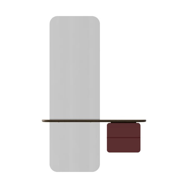 Punakaspruun koridorikomplekt tamme dekoratsiooniga One More Look - UMAGE-image-3