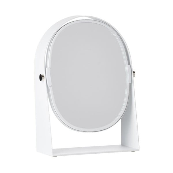 Valge laua kosmeetiline peegel Parro - Zone