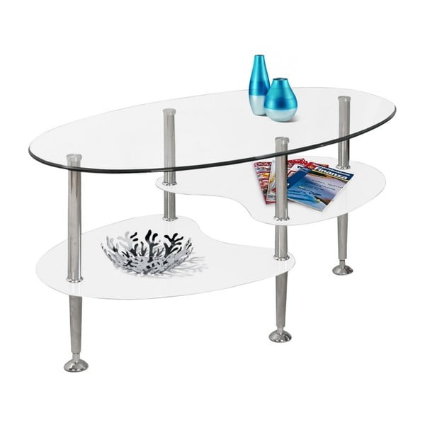 Skleněný konferenční stolek Esidra Glazed