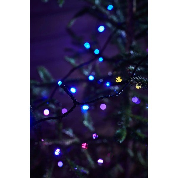 Roheline LED valguskett Multi, 80 laternat, pikkus 13 m Sken - Markslöjd-image-1