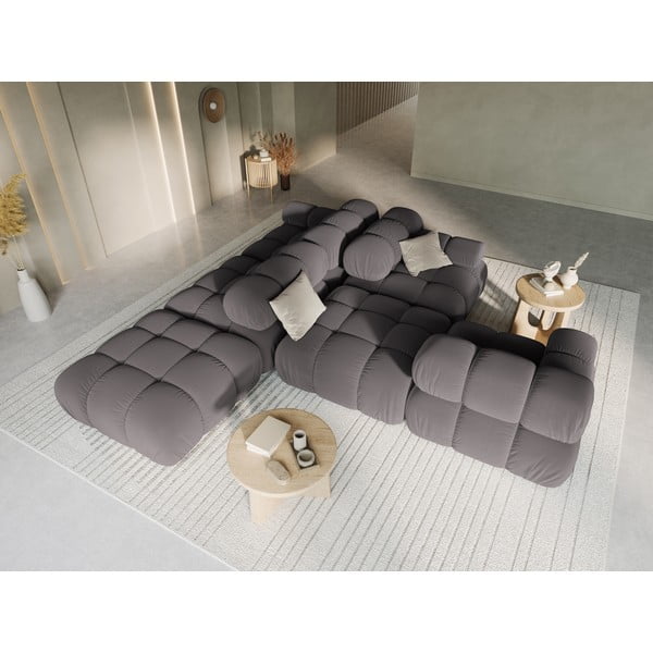 Tumehall sametist diivan 282 cm Bellis - Micadoni Home-image-1