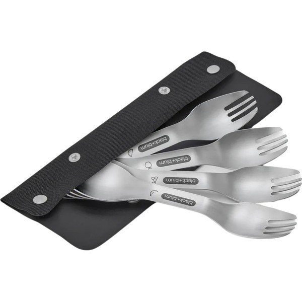 Roostevabast terasest kahvlid 4 tk komplektis Spork - Black + Blum