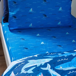 Sinine voodipesu 70x140 cm Jawsome Shark - Catherine Lansfield