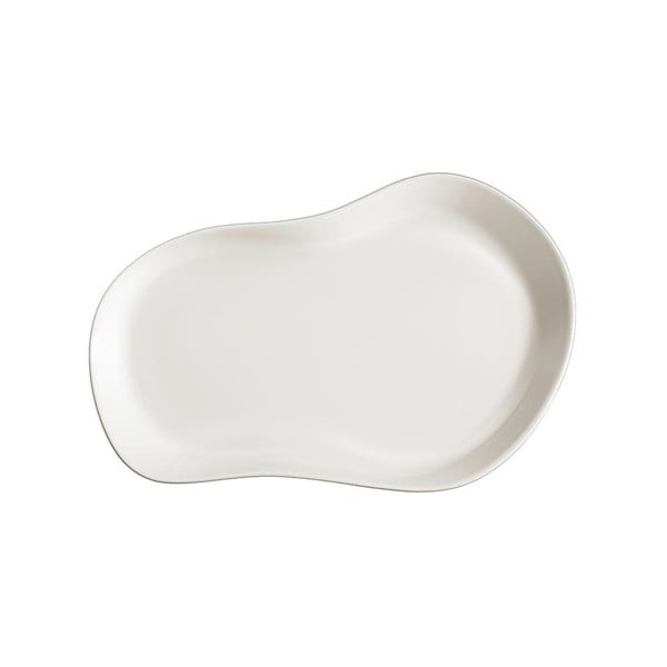 2 valge Lux taldriku komplekt, 28 x 19 cm - Kütahya Porselen