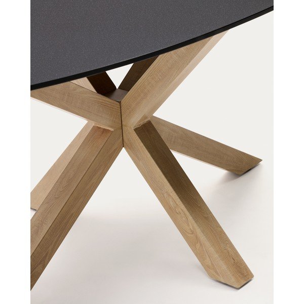 Söögilaud klaasist pealispinnaga 100x200 cm Argo - Kave Home-image-3