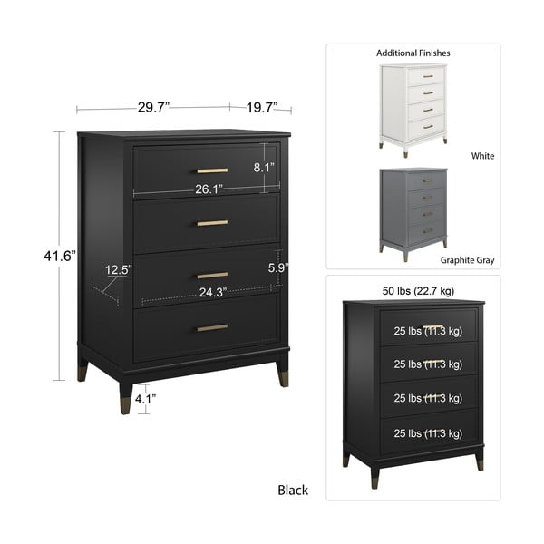 Must kapp , 75 x 106 cm Westerleigh - CosmoLiving by Cosmopolitan-image-4