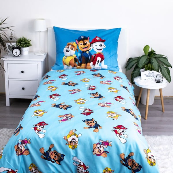 Laste üheinimesevoodipesu mikrokiust 140x200 cm Paw Patrol - Jerry Fabrics-image-2