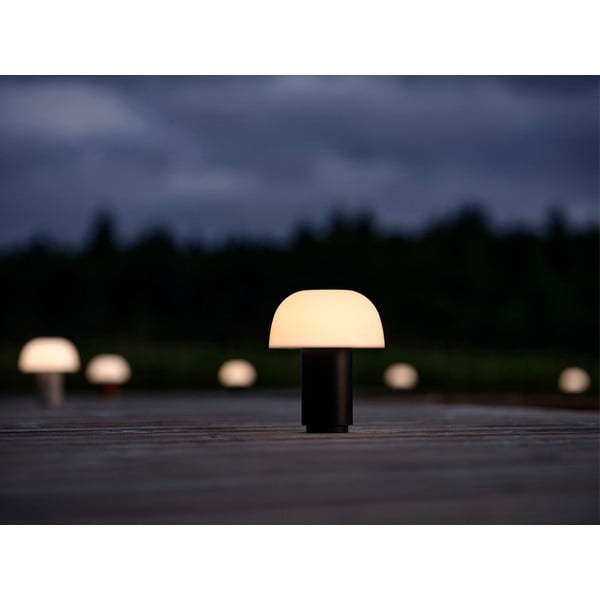 Must alumiiniumist dimmerdatav LED laualamp (kõrgus 22 cm) Harvest - Zone-image-1