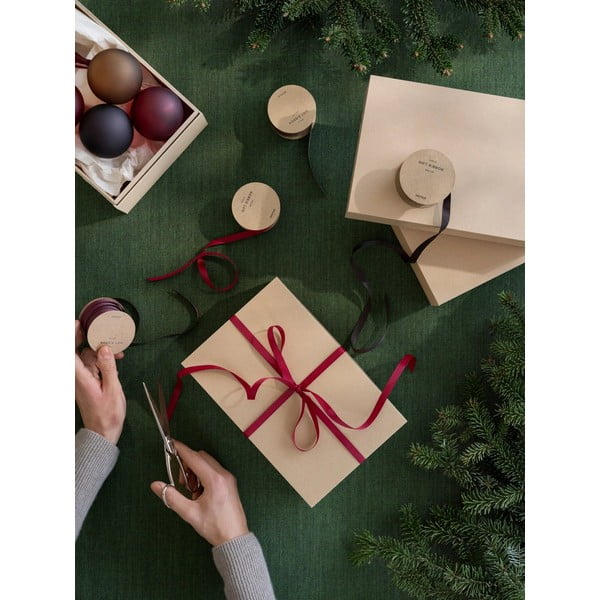 Käsitsi puhutud klaasist jõulukuulid 2tk komplektis ø 9 cm Juhla - Blomus-image-1