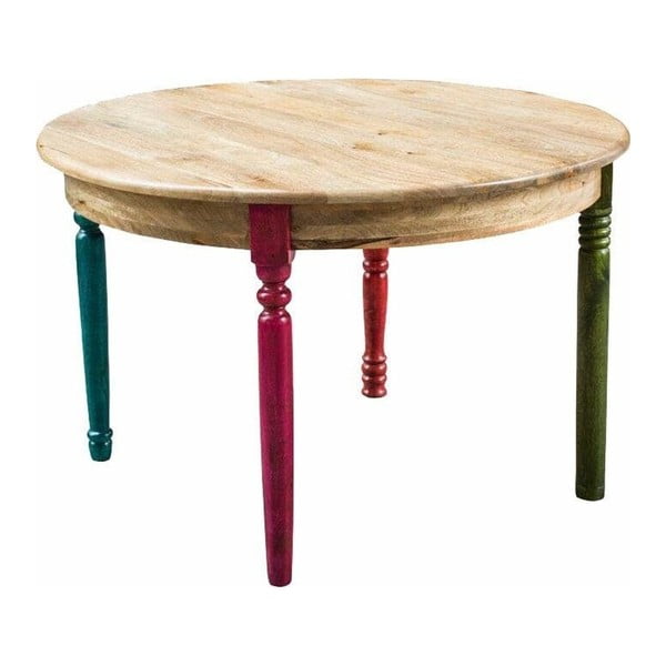 Jídelní stůl z mangového dřeva Støraa Flint, Ø 137 cm
