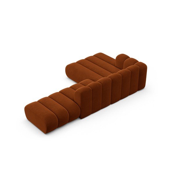 Oranž nurgas diivan (vasakpoolne nurk) Lupine - Micadoni Home-image-3