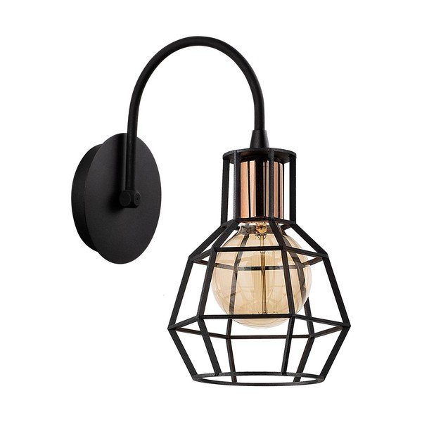 Must-pronksivärvi seinavalgusti ø 17 cm Kapadokya - Opviq lights-image-2