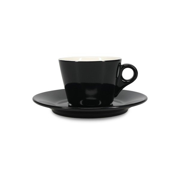 Must portselanist alustass ø 15,5 cm Barista - BonBistro-image-2