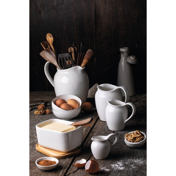 Valge portselanist piimakann Basic, 720 ml - Maxwell & Williams-image-1