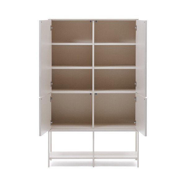 Valge kapp 98x160 cm Vedrana - Kave Home-image-3