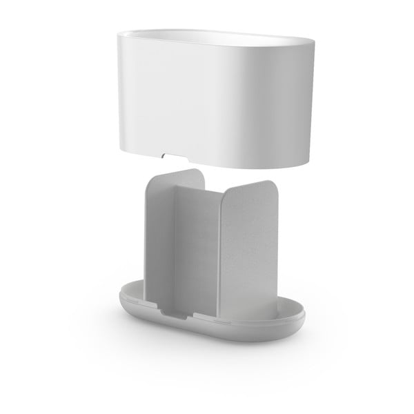 Valge plastikust tass hambaharjade jaoks Duo - Joseph Joseph-image-2