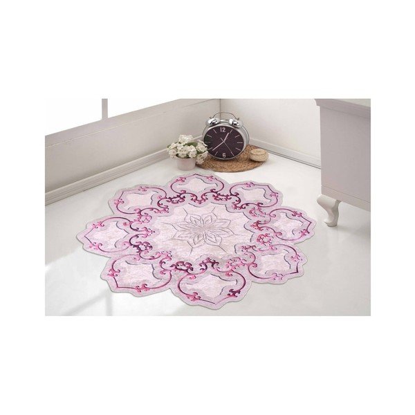 Vaip Camina Feo, ⌀ 100 cm Pembe - Vitaus-image-1