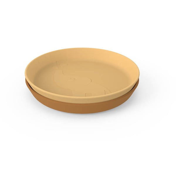 Kollased lastetaldrikud 2 tk komplektis ø 18,5 cm Elphee - Done by Deer-image-2