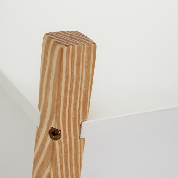 Valge laste raamaturiiul lükandustega 70x77 cm - Casa Selección-image-3