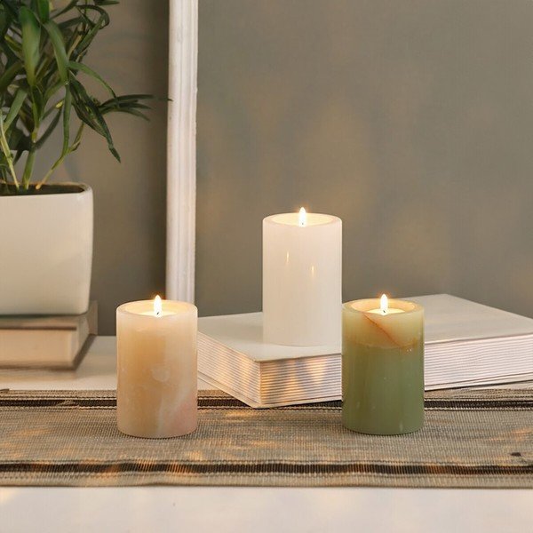 Kivist küünlajalad komplektis teeküünaldele 3 tk. Oleena - Premier Housewares-image-4