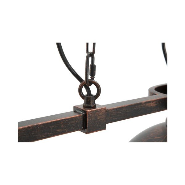 Černé závěsné svítidlo se 3 stínidly Mauro Ferretti Industry-image-4